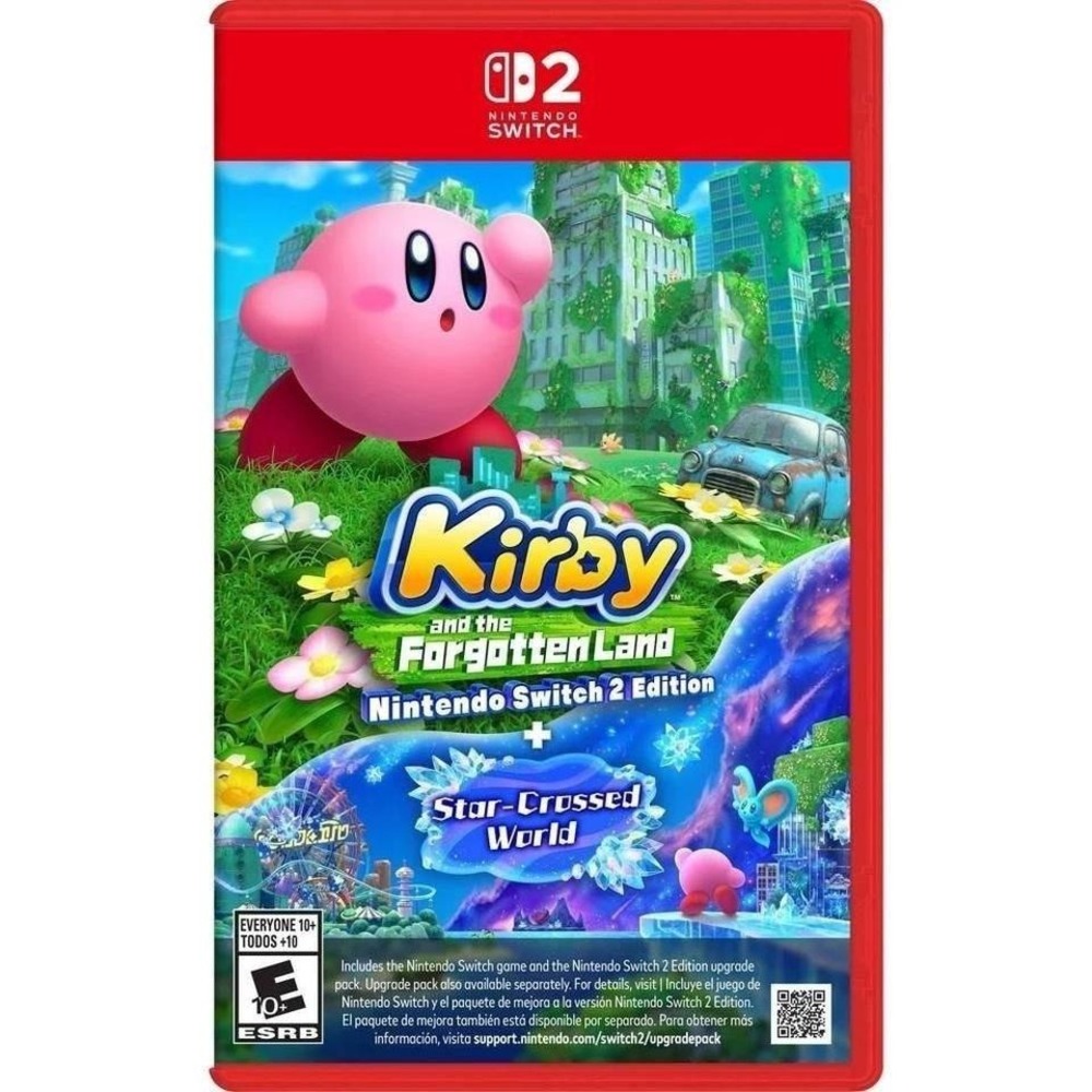 New Kirby and the Forgotten Land + Star Cross World Nintendo Switch 2 Video Game
